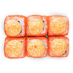 С креветкой и угрем (запеченный)